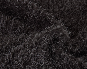 Black Pile Fabric, Soft Sheep Wool Fleece, Photography Backdrop, Quality Fabric & Material, Sewing and Craft, Neotrims Textiles