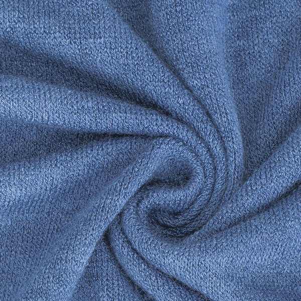 Dark Sapphire, Soft Jersey, Knit Purl Brushed Fabric, Baby Photography Backdrop, Quality Fabric/Material, Sewing/Crafts, Neotrims Textiles