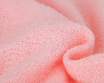 Light Pink, Soft Jersey, Knit Purl Brushed Fabric, Baby Photography Backdrop, Quality Fabric & Material, Sewing and Craft, Neotrims Textile