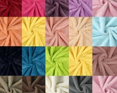 Faux Fur Fabric FAT SQUARES Soft Cuddly Plain Luxury Handle Medium Pile Neotrims