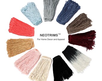 White Fringe Trim Looped 70mm X The Meter Rayon/Polyester White Fringe Trim Looped 70mm X The Meter Rayon/Polyester