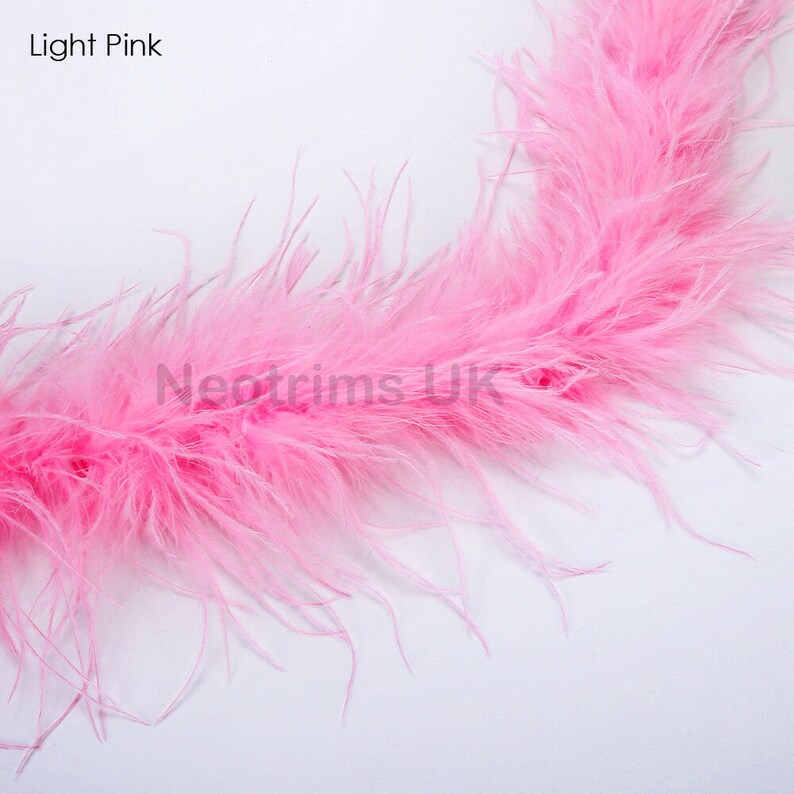 Marabou & Ostrich Feather Boa Fur Scarf for Party Burlesque Etsy UK