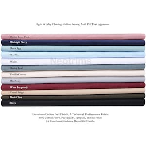 Cotton Knit Fabric Baby Soft Handle Material,Apparel DressMaking,To Clear Sale image 2