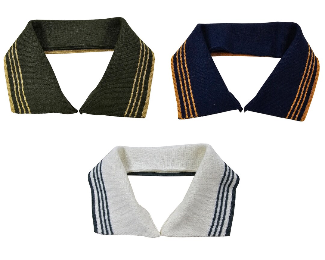【KOOLOSET】Crust Stripe Collar Knit Collared Stripe Knit | Unison Label