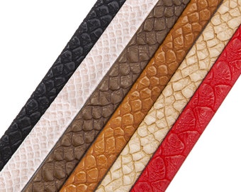 Kunstlederbesatz Krokodil Croc Haut PU Band Strap Craft Besatz.Schmuckherstellung, Bekleidung & Kopfbedeckung Zubehör.10mm / 20mm Breiten