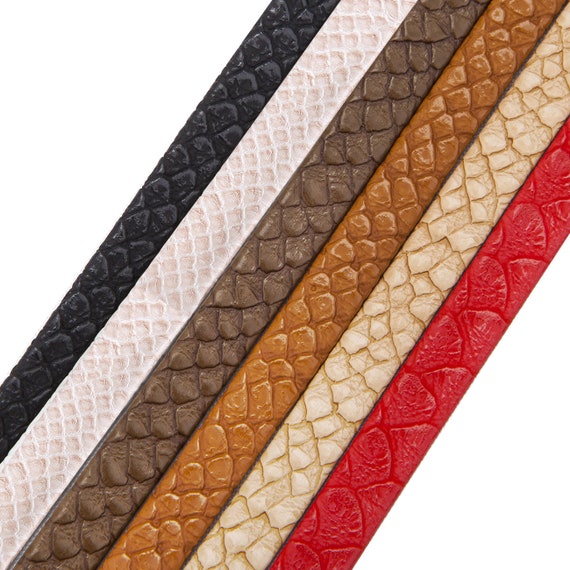 Diy Leather Crafts Straps Crocodile Pattern Pu Leather Strips Craft  Accessories