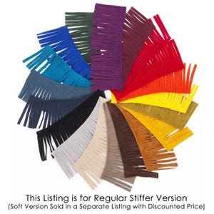 Faux Suede Leather Cut Fringe Tassel Trimming Firm Version Western Cowboy Fringe, Boho Chic Style Edge Ribbon Costume Home Décor Crafts