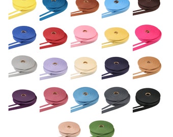 Faux Suede Strap Tape Trimming, Two Size Widths 10mm & 20mm, 22 Colours, Strong Soft Smooth Leather Suede Trim Braid van Neotrims.Wholesale