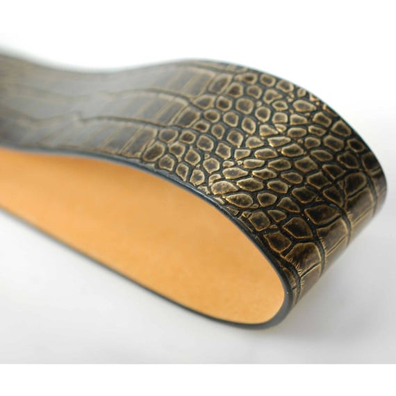 6.5cm Wide Luxurious Faux Leather PU Snake Skin Strap Trimming, Belts, Strap, Quality Fabric & Material, Sewing and Craft, Neotrims Textiles