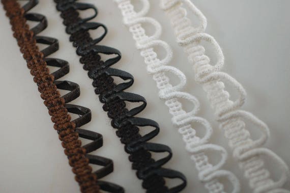 30mm Faux Leather PU Ribbon Strap Tape Trimming Herringbone Crochet Neotrims