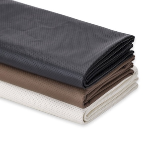 Muestra de tela Aertex de PVC de PU de piel sintética, solo 12x8 cm, resistente al agua, Material suave elástico, tela de calidad, costura y manualidades, Neotrims imagen 2