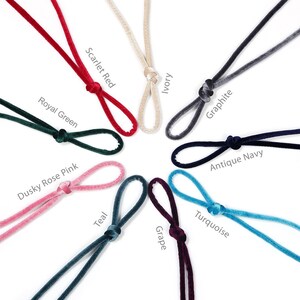 Velvet Cord Round Tubular Ribbon Rope Trimming 7mm Smooth - Etsy UK