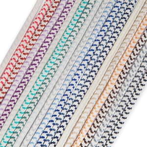 Corda elastica piatta spessa 8 mm, 3 iarde, corda elastica molto resistente, tessuto e materiale di qualità, cucito e artigianato, tessuti Neotrims, abbigliamento