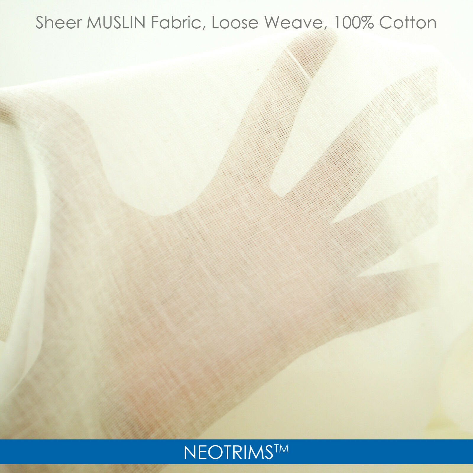 Sheer muslin fabric deals