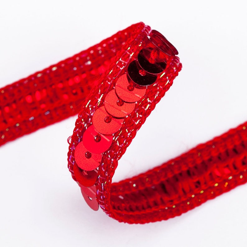 Sequin Ribbon Trimdecorative Embellished Ruban Trimmingtape Etsy UK