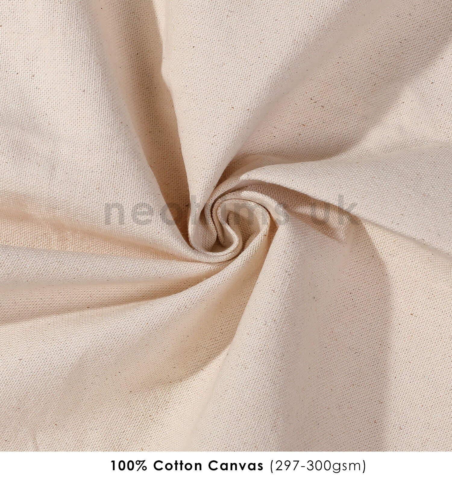 Sedona Designz 60" Wide Cotton Duck Canvas Fabric - Heavy Weight 10oz Durable 100% Cotton (White, 5 Yards