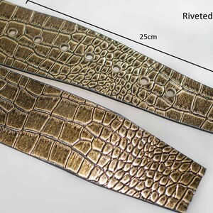 6.5cm Wide Luxurious Faux Leather PU Snake Skin Strap Trimming, Belts, Strap, Quality Fabric & Material, Sewing and Craft, Neotrims Textiles image 5