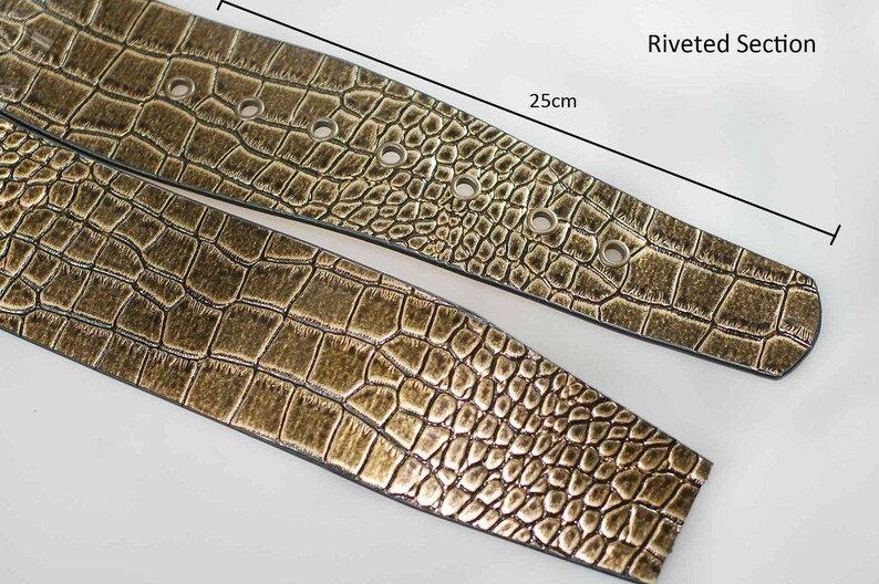 6.5cm Wide Luxurious Faux Leather PU Snake Skin Strap Trimming, Belts, Strap, Quality Fabric & Material, Sewing and Craft, Neotrims Textiles image 5