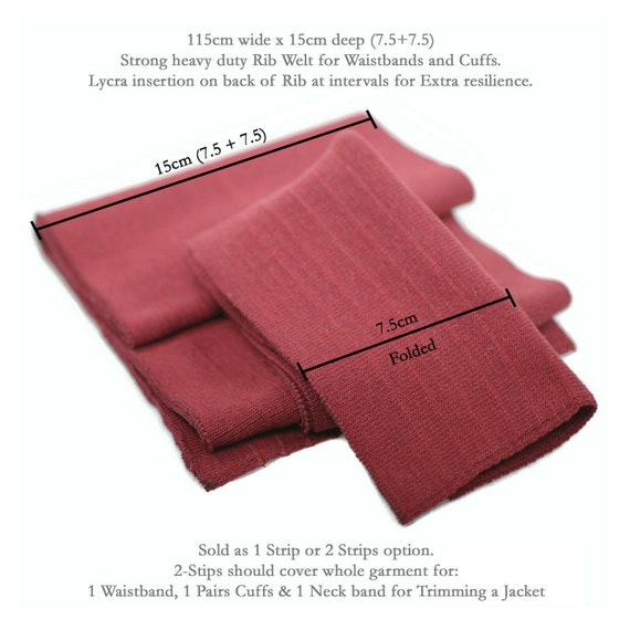 online wholesale heavy weight 95 cotton 5 spandex ribbing knit cuffs fabric