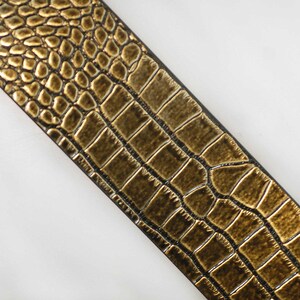 6.5cm Wide Luxurious Faux Leather PU Snake Skin Strap Trimming, Belts, Strap, Quality Fabric & Material, Sewing and Craft, Neotrims Textiles image 3