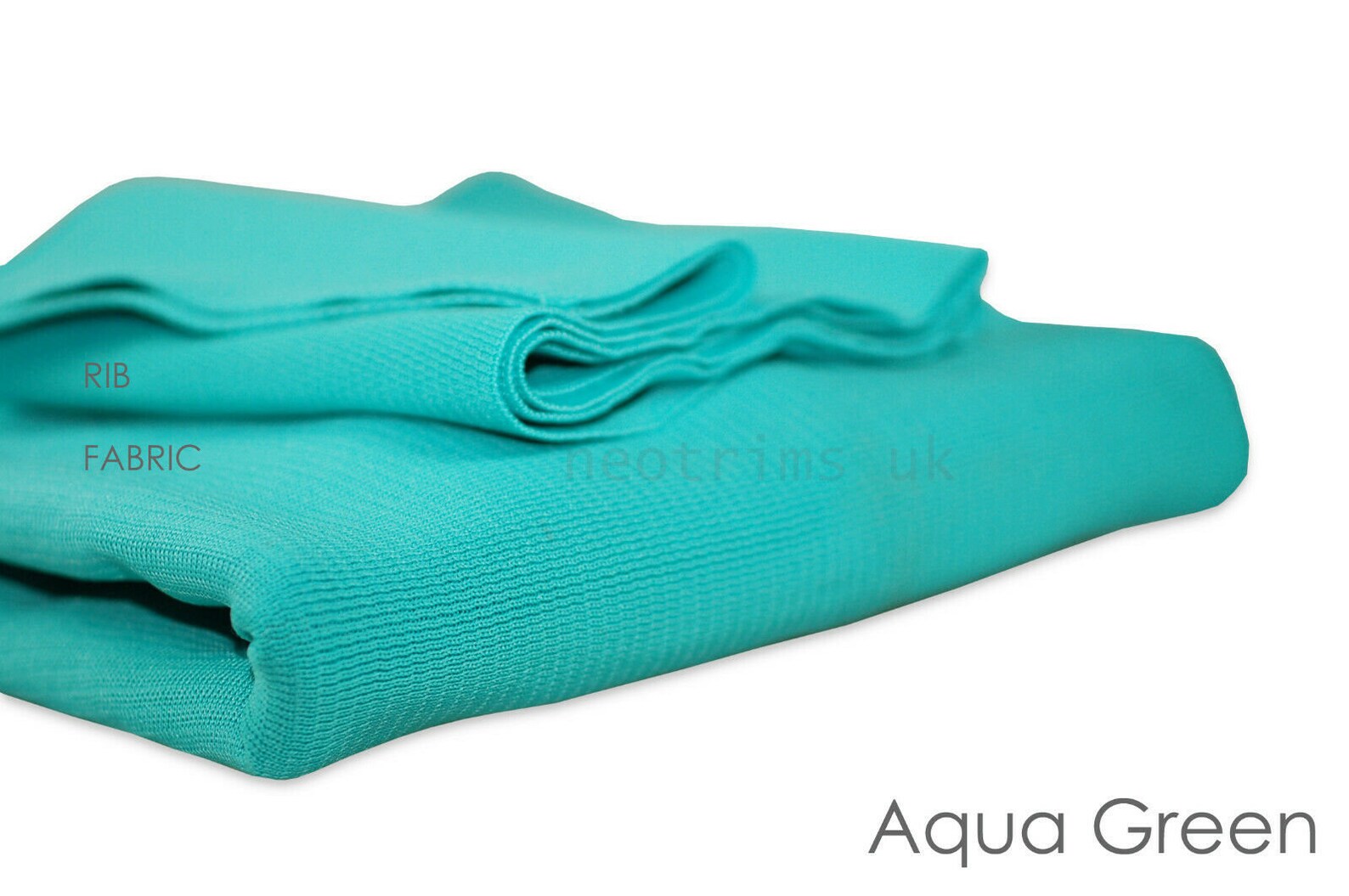 Polyester Jersey Knit Rib Stretch Fabric & Matching Ribbing Cuffs ...