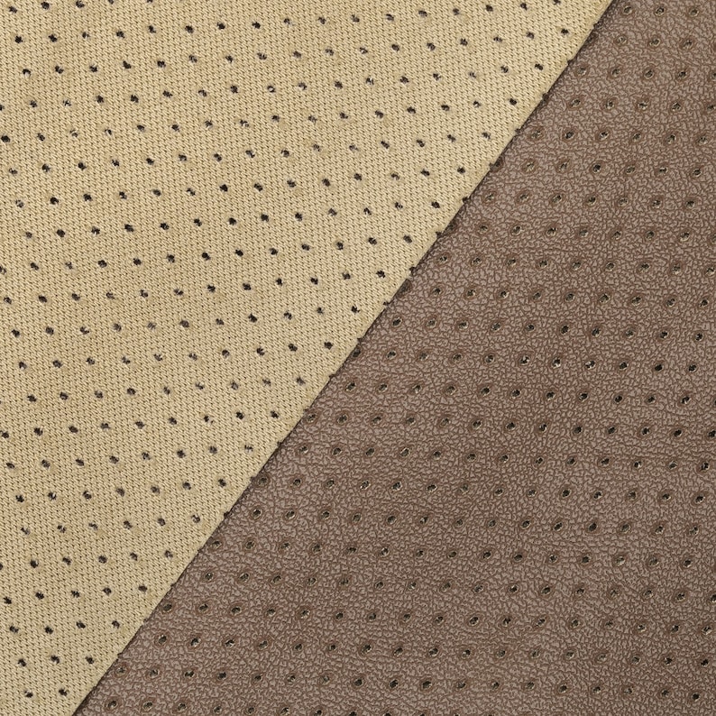 Muestra de tela Aertex de PVC de PU de piel sintética, solo 12x8 cm, resistente al agua, Material suave elástico, tela de calidad, costura y manualidades, Neotrims imagen 6