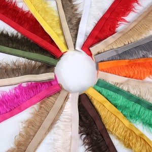 Neotrims Fake Faux Fur Trimming on Satin Ribbon Trim,Costume,Decoration & Crafts.Silky Soft Handle Hairy Furry Natural Texture.19 Colours