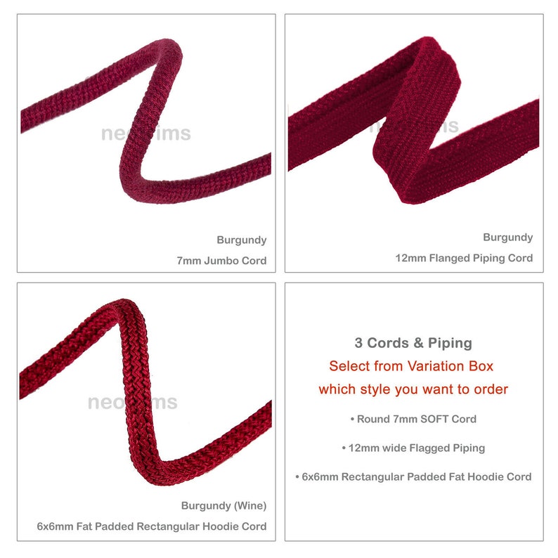 Flanged Insert Piping Drawstring Tape Hoodies Cotton Cord - Etsy UK