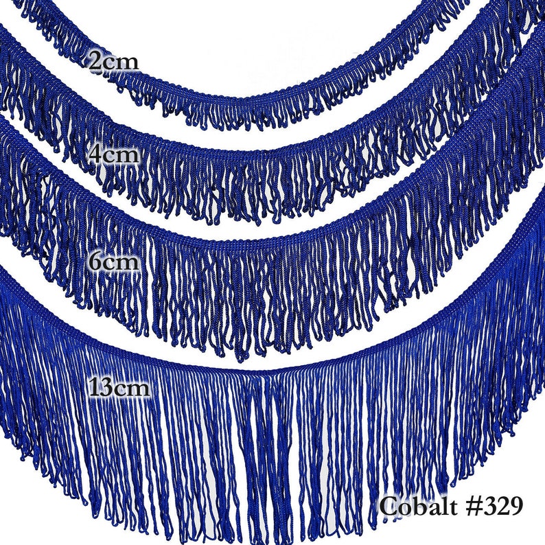 Tassel Fringe Trimming 6cm Long Trim Looped Fringing Etsy