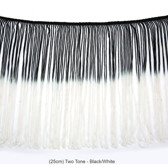 Silky Loop Tassel Trimming Border Edge 15cm Long Neotrim Cut Chianette Fringe