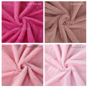 Faux Fur Fabric Furry Material,10mm Pile Plush Soft Cuddly Luxury ...