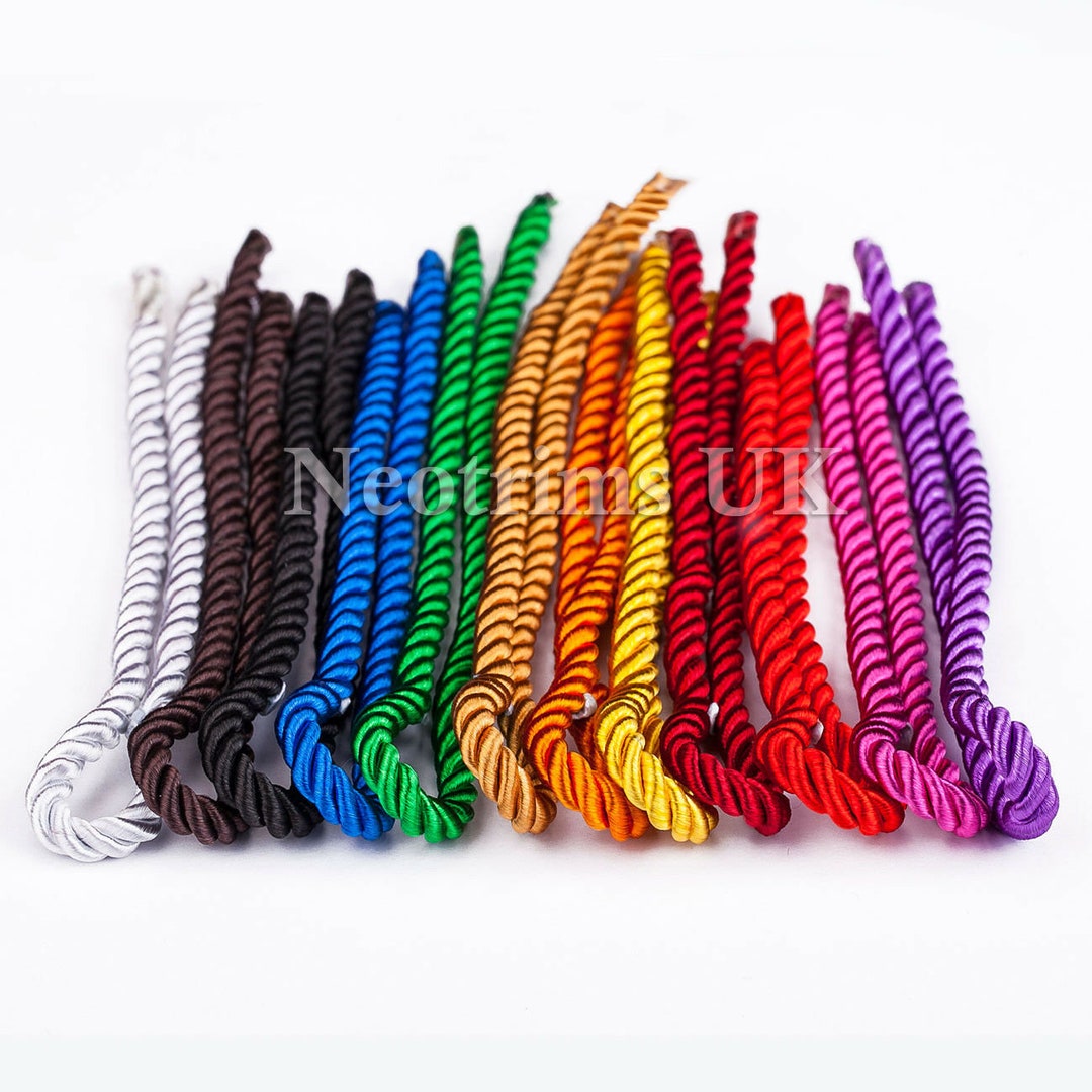 Add Some Sparkle: 15 Yards Of Metallic 1/8 Twist Cord Rope Trimming - Choose Your Color!