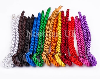 6mm 3 Ply Barley Twist Cord, Rope Trim, Braided Piping, Quality Fabric and Material, Sewing and Crafts, Neotrims Textiles, Cheap, 36 Colours