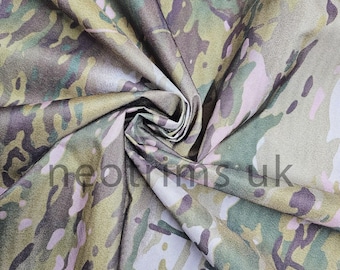 Tela de lona impermeable con diseño de patrón de camuflaje, repelente al agua, las gotas de agua se deslizan. Cojines de asiento para exteriores e interiores, cubiertas, Neotrims