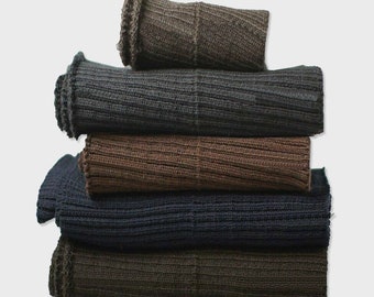 Manguito de costilla de punto, cintura de punto de efecto acanalado para puños, banda de cintura, costillas de banda de cuello, 2 piezas suministradas. Chaquetas, bombarderos, prendas de vestir, neotrims