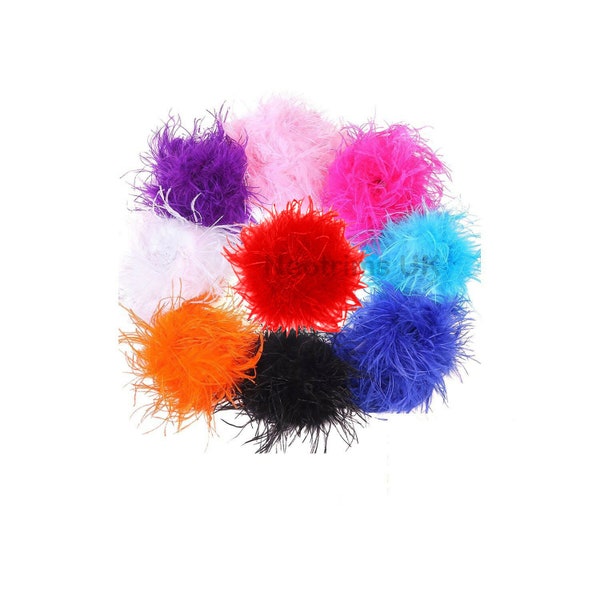 Marabou & Ostrich Feather Boa Fur Scarf, For Party, Burlesque Dancing,Costume,Fancy Dress.9 Stunning Colours,Beautiful Soft Natural Neotrims