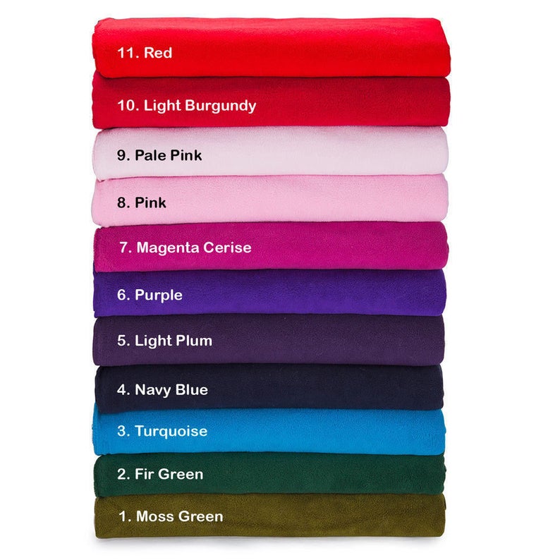 Purple Polar Fleece Fabric Anti Pill Finish Medium 320 Grams Etsy