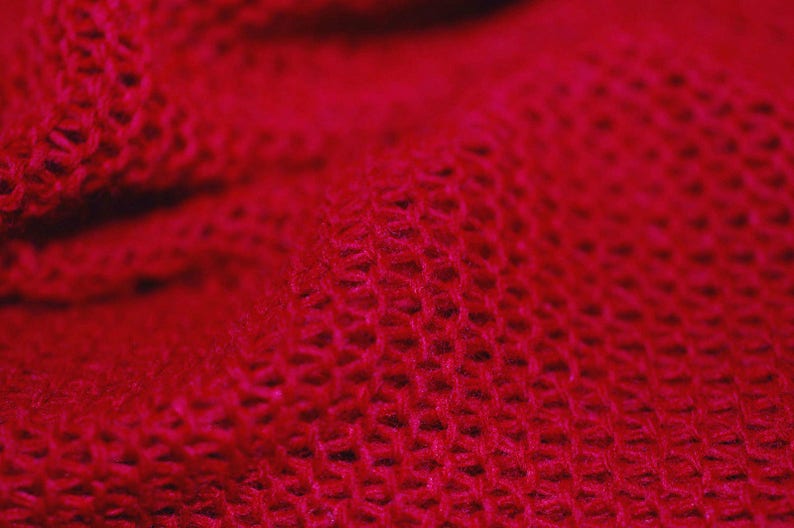 Knit & Purl Jersey Stretch Fabric a Light Weight Open Knit Etsy
