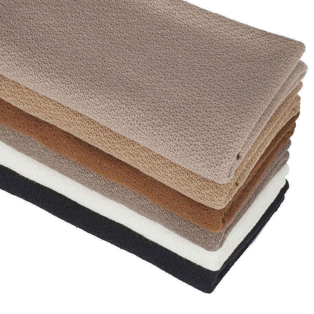 Mocha Brown, 1 Metre, Honeycomb Textured Knit Fabric, Jersey