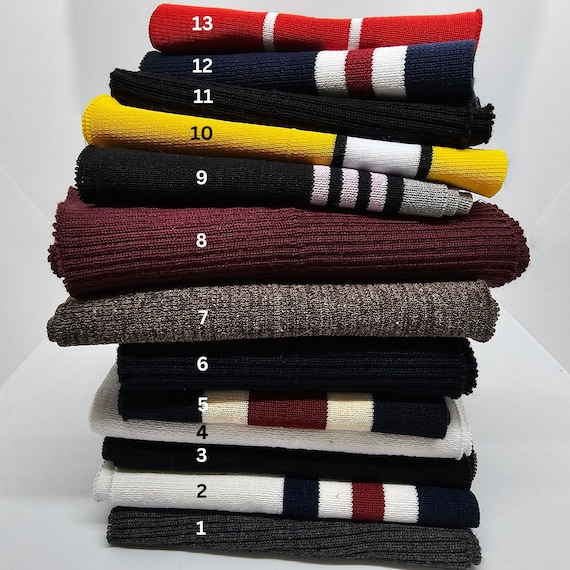 Knit Rib Cuff, Waistband,Neck Trim.Stretch Ribbing,Revamp / New Garments Cut & Sew for Cuffing Bombers Jackets.Clearance Perfect Quality