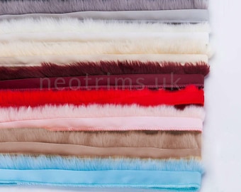 Faux Fur Trim Multiple Colors