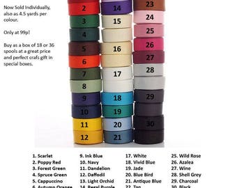 Petersham Grosgrain Ribbon, Bridal Trimming, Wedding Cloth, Crafts Ribbon, Quality Fabrics & Materials, Sewing Trim, 15mm,18/36 Mix Colours
