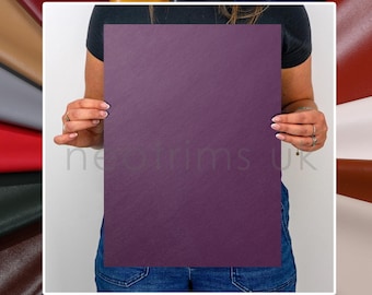 Faux Leather Fabric A3 Size Rectangular Cut Fat Square Sheets for Crafts & Upholstery.Vegan Matt Vinyl Pleather PU Material by Neotrims