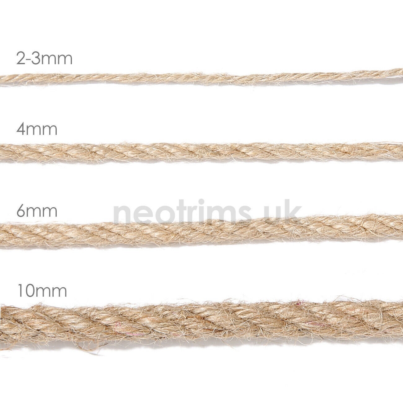 Rophomor 1000FT Jute Twine Rope 3mm 6ply Natural Thick Garden Twine String  Heavy Duty for Gardening Bundling Crafts Arts Gift Brown Jute-03-1000