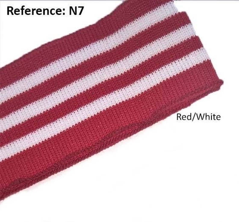 Stripes Pattern Knitted Waistband Knit Ribs Welts Cuffs Neck Etsy