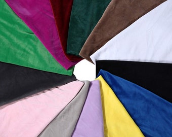 Velour Polar Fleece Anti Pill Quality Stretch Fabric,29 Colors,Soft Feel,Neotrims Sample 10x10cms
