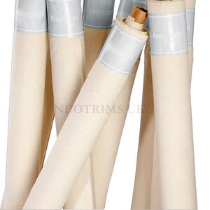 5 Meters Calico Fabric 100% NATURAL Cotton Untreated Chemical Free.60inch,Medium Weight 145gsm Choose Grade A Or Grade B- (Slightly Crease) image 4