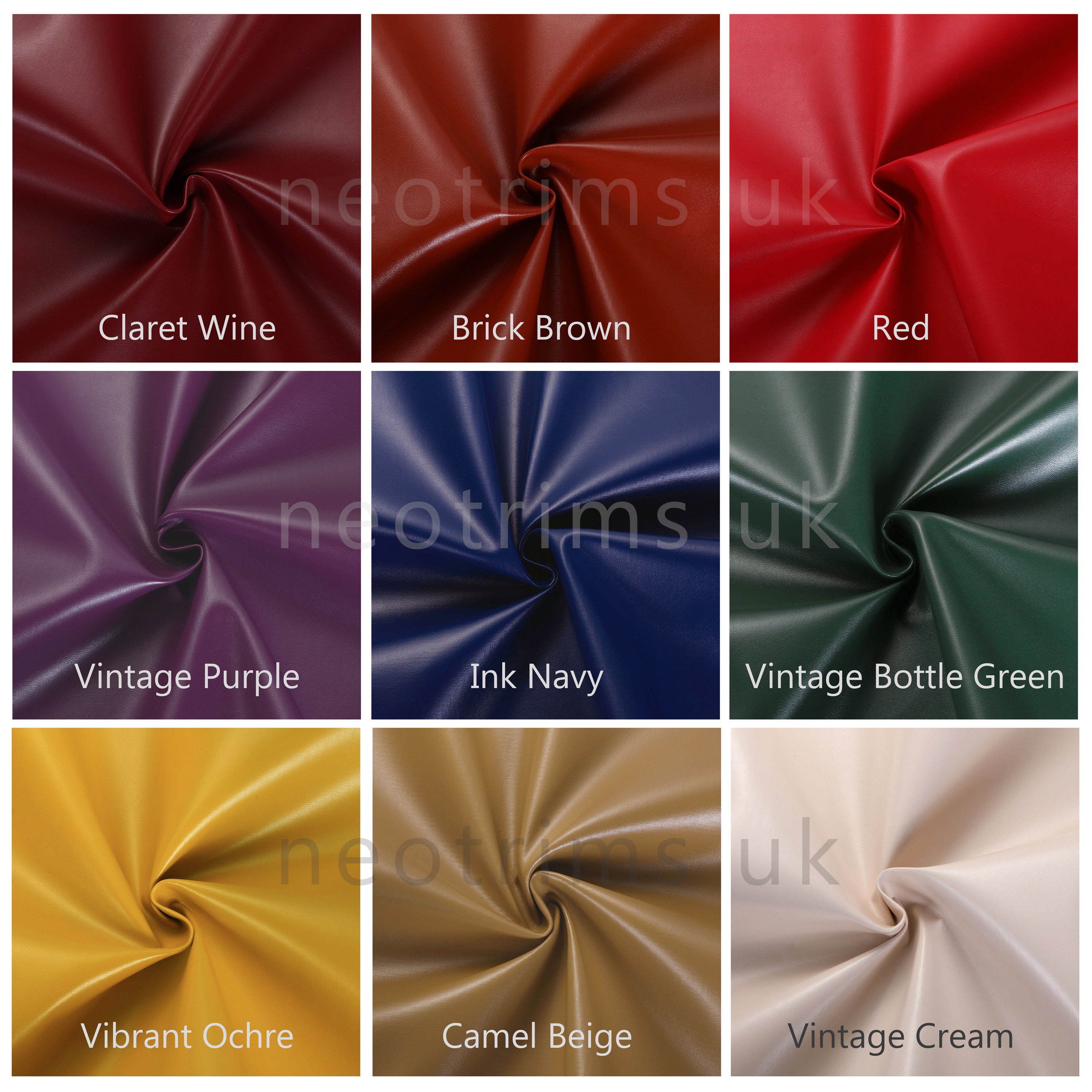 Tissu En Simili Cuir Feuilles Carrées De Graisse Coupées