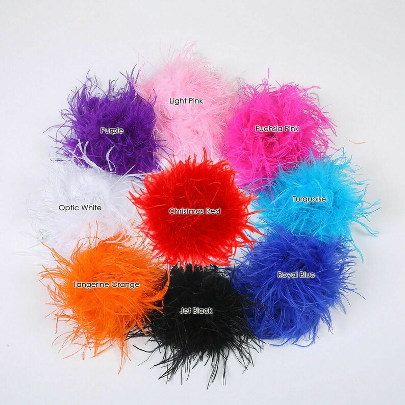 Marabou & Ostrich Feather Boa Fur Scarf for Party Burlesque Etsy UK