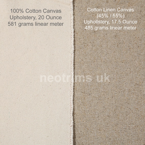 Cotton Canvas,calico & Cotton Linen Mix Fabrics for Craft,paint